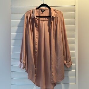 Express Women's Pink Blouse